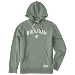 Men's Hooligan Clover Simply True Fleece Hoodie LIFE IS GOOD