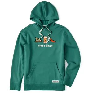 Men's Keep it Simple Oktoberfest Simply True Fleece Hoodie LIFE IS GOOD