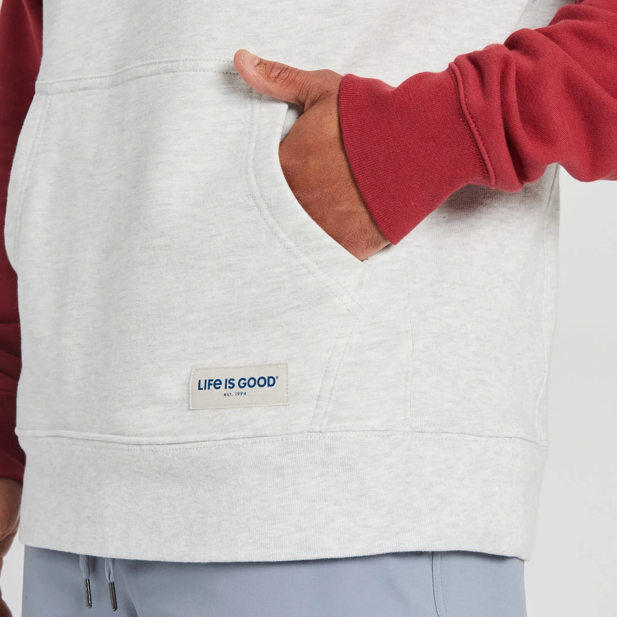 Men's LIG Diamond Simply True Fleece Hoodie LIFE IS GOOD