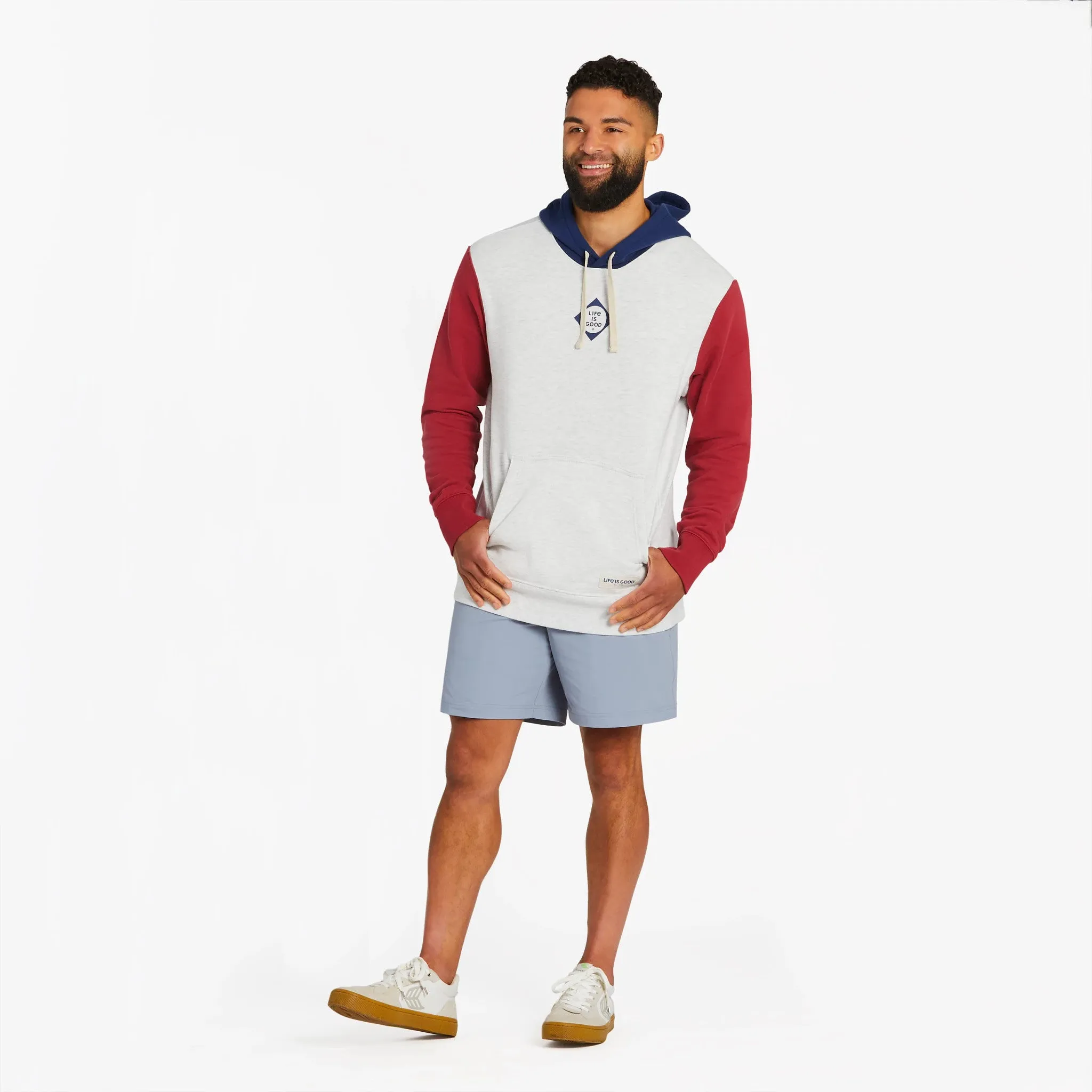 Men's LIG Diamond Simply True Fleece Hoodie LIFE IS GOOD