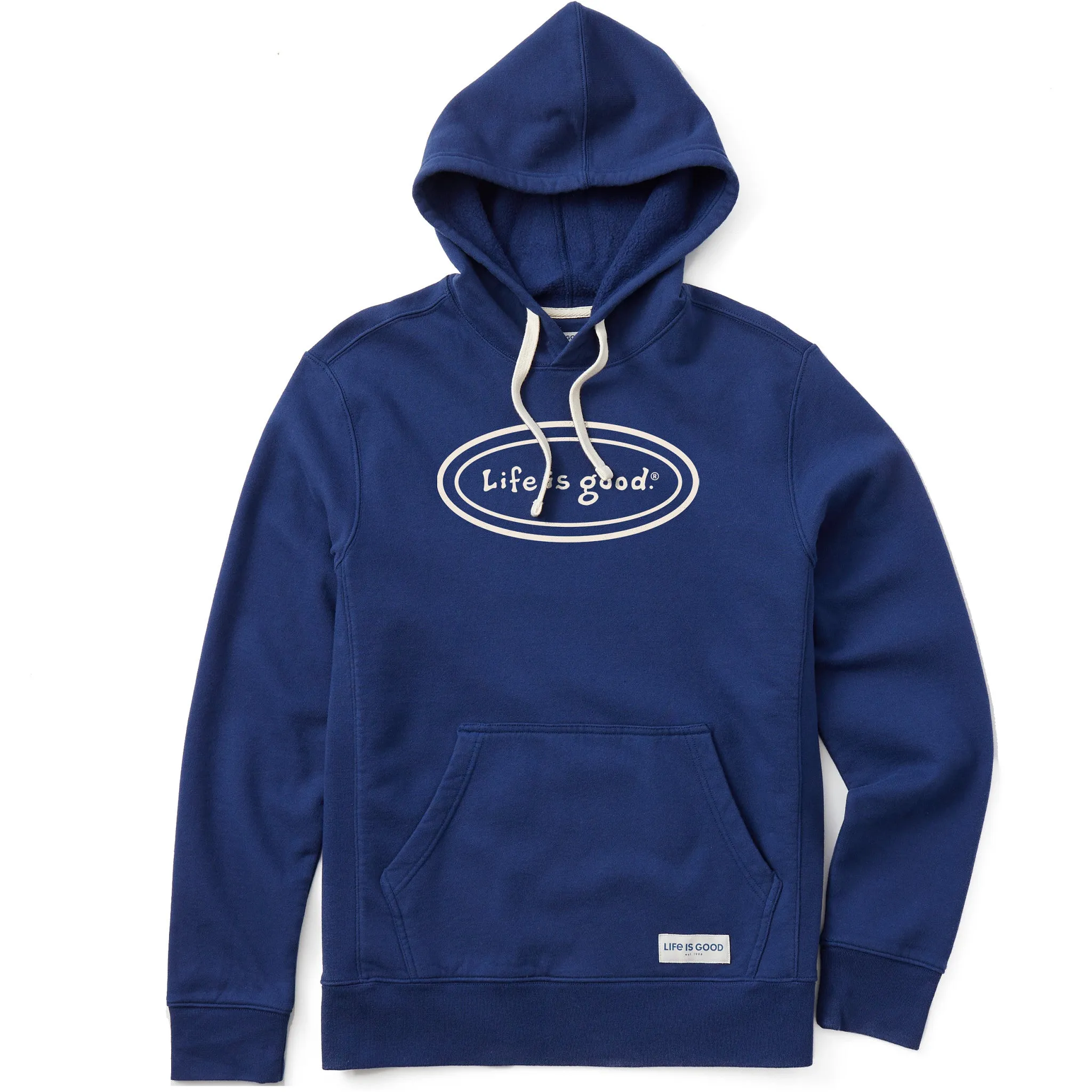 Men's LIG Vintage Oval Simply True Fleece Hoodie LIFE IS GOOD