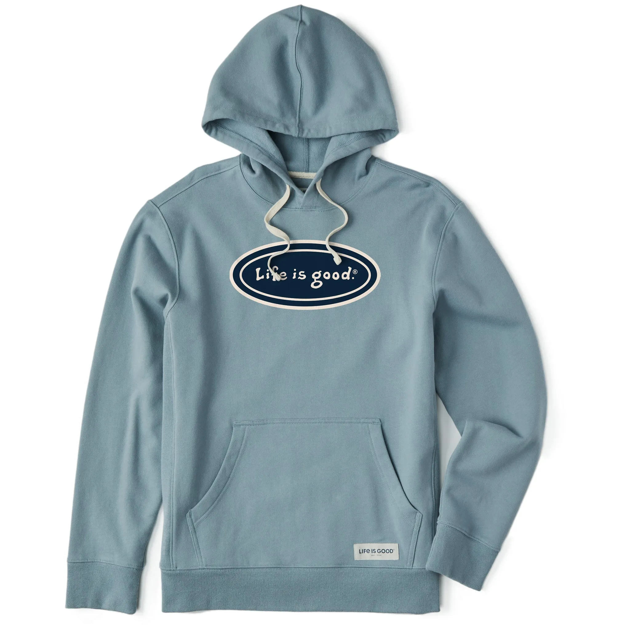 Men's LIG Vintage Oval Simply True Fleece Hoodie LIFE IS GOOD
