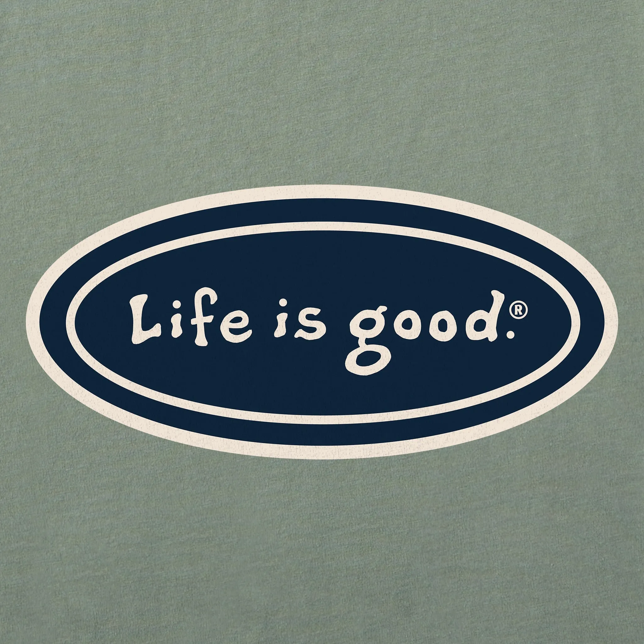 Men's LIG Vintage Oval Simply True Fleece Hoodie LIFE IS GOOD