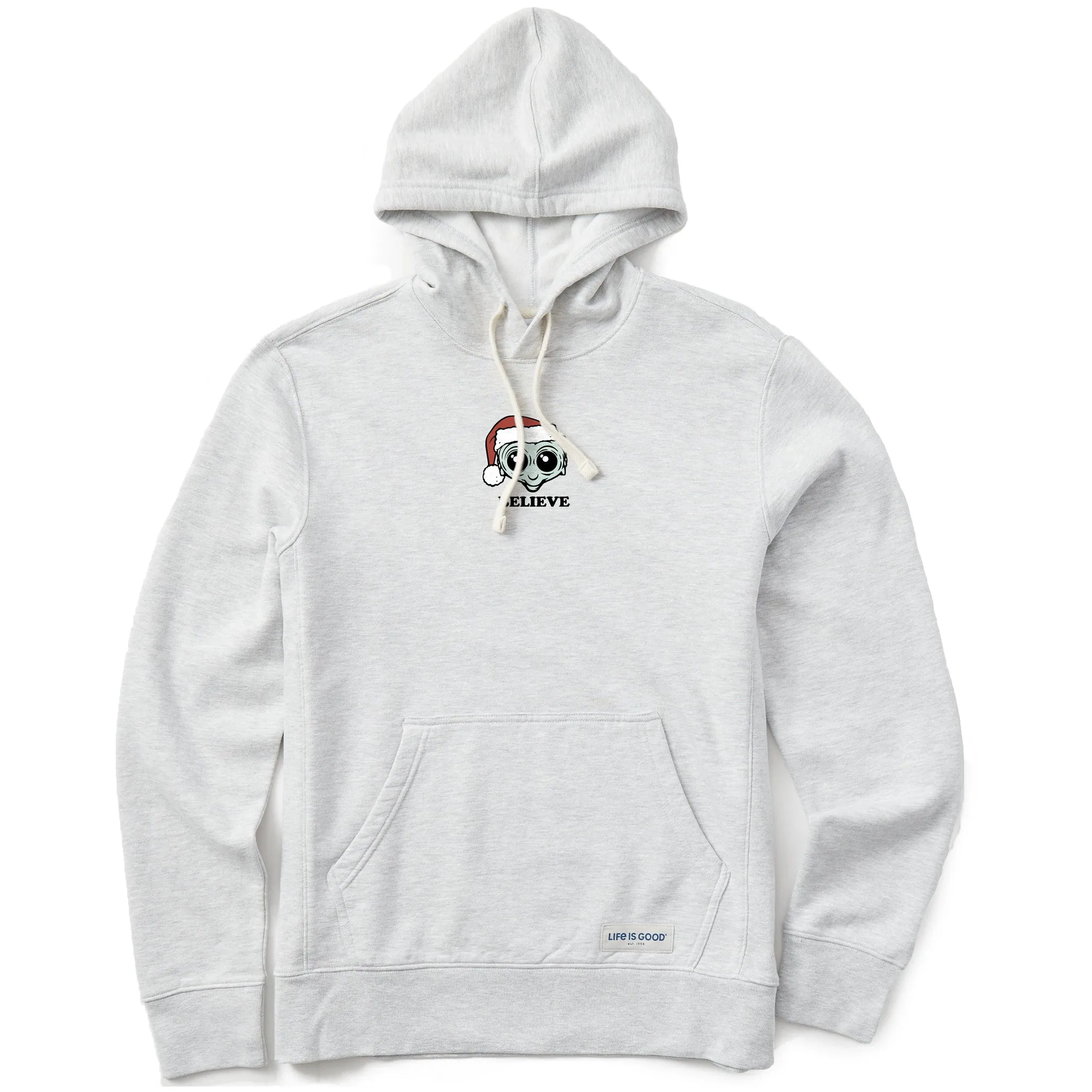 Men's Mini Believe in Aliens Simply True Fleece Hoodie LIFE IS GOOD