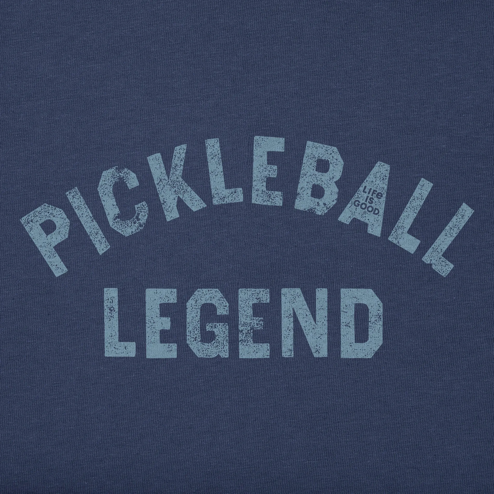 Men's Pickleball Legend Simply True Fleece Hoodie LIFE IS GOOD