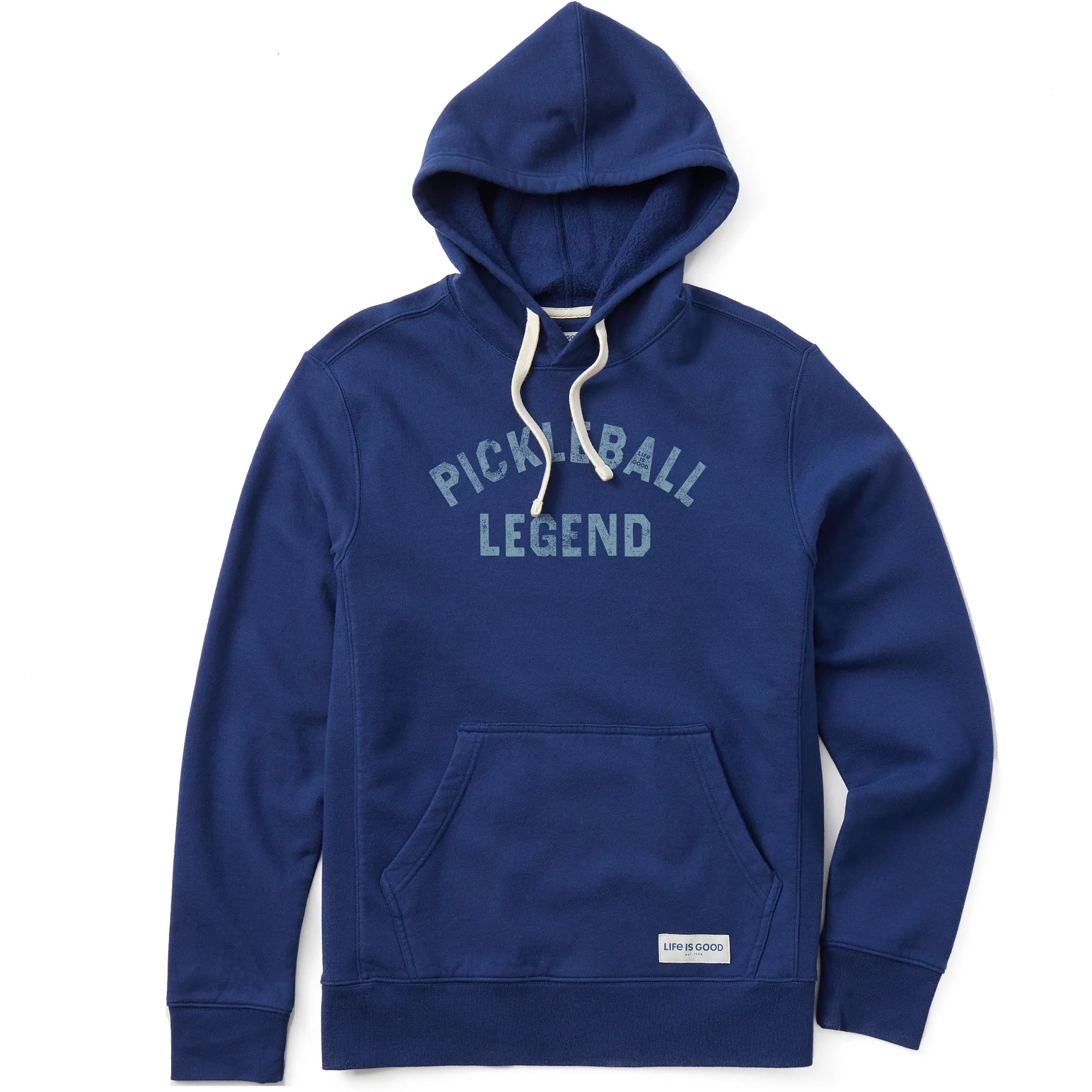 Men's Pickleball Legend Simply True Fleece Hoodie LIFE IS GOOD