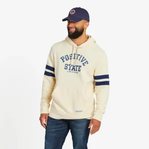Men's Positive State Retro Simply True Fleece Hoodie LIFE IS GOOD