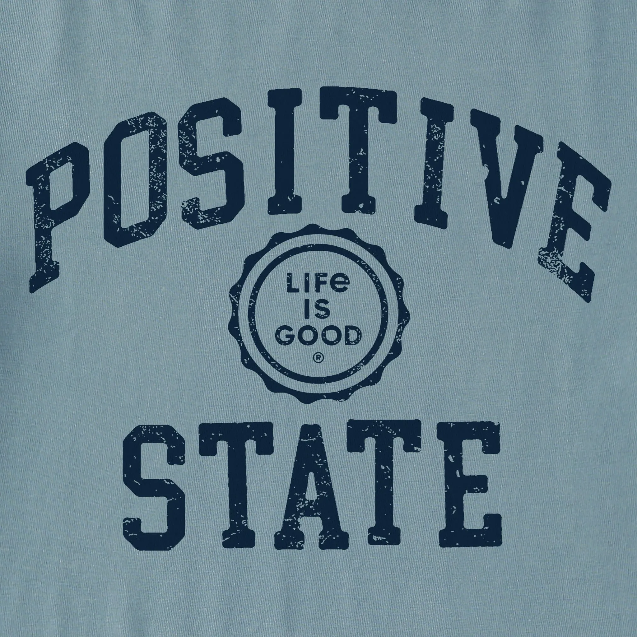 Men's Positive State Simply True Fleece Crew LIFE IS GOOD