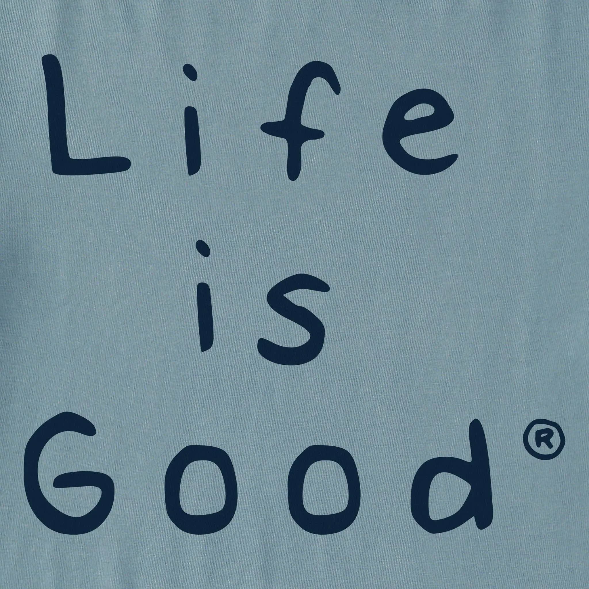 Men's Quirky Stacked LIG Simply True Fleece Hoodie LIFE IS GOOD