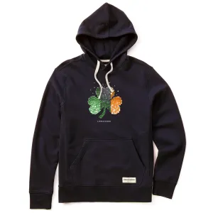 Men's Shamrock of Shamrocks Simply True Fleece Hoodie LIFE IS GOOD