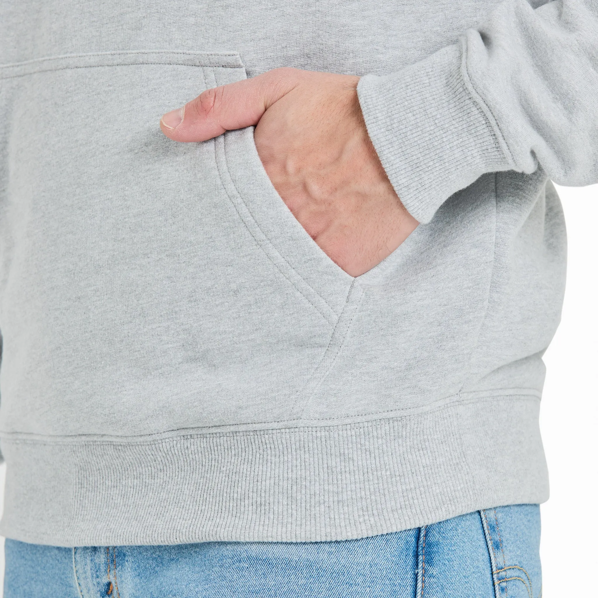 Men's Simple Coin Good Vibes Fleece Hoodie LIFE IS GOOD