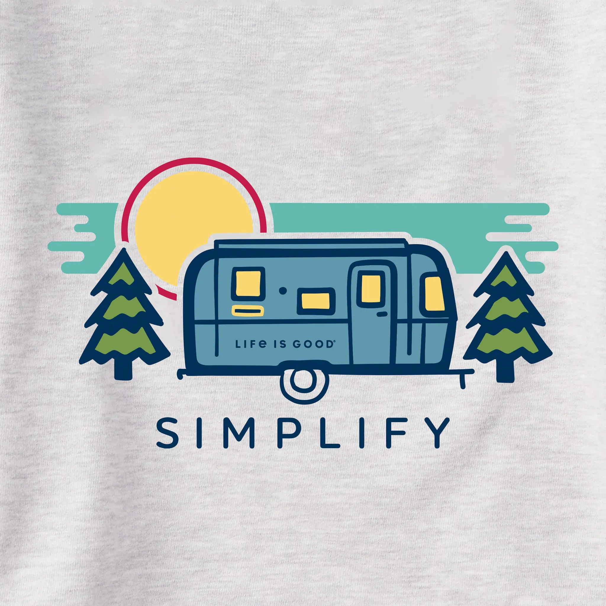 Men's Simplify Camper Simply True Crew LIFE IS GOOD