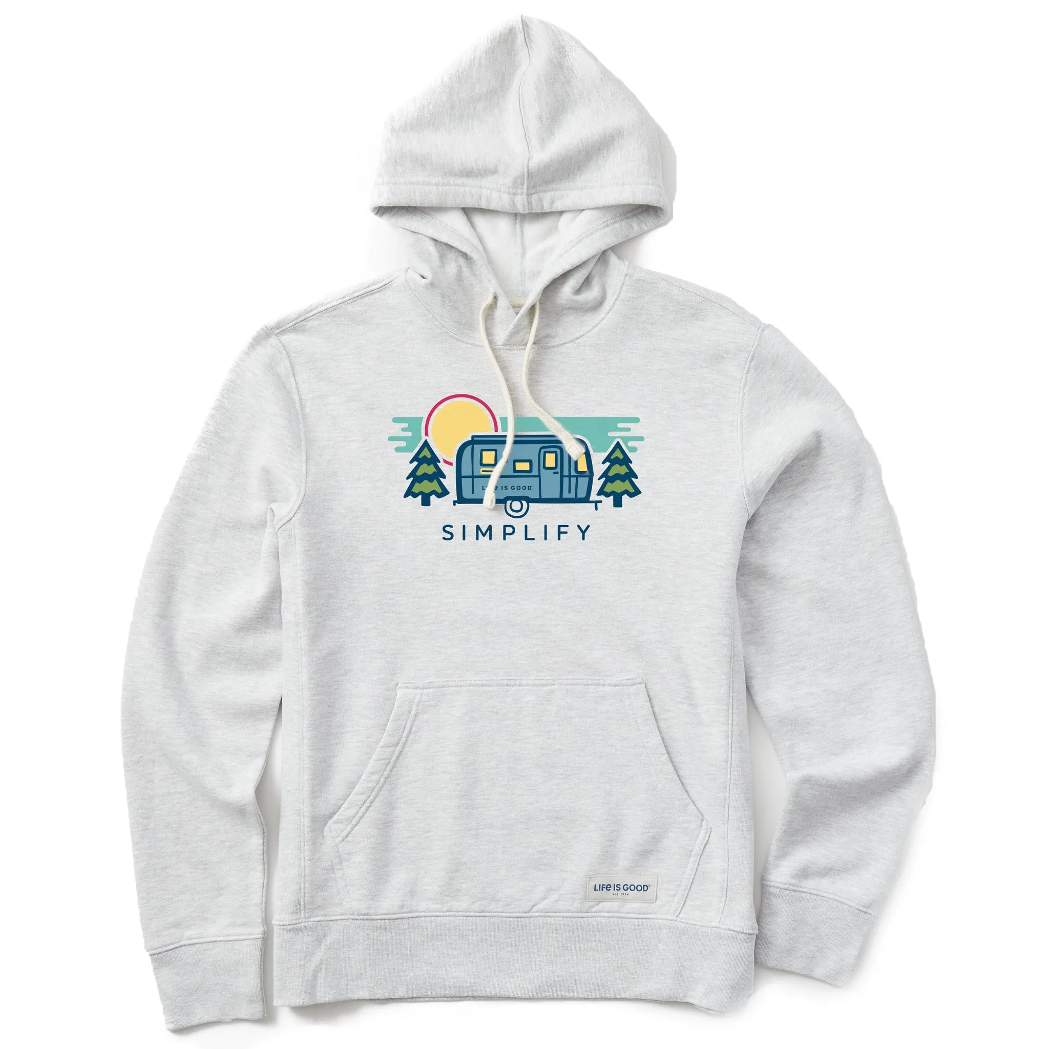 Men's Simplify Camper Simply True Fleece Hoodie LIFE IS GOOD