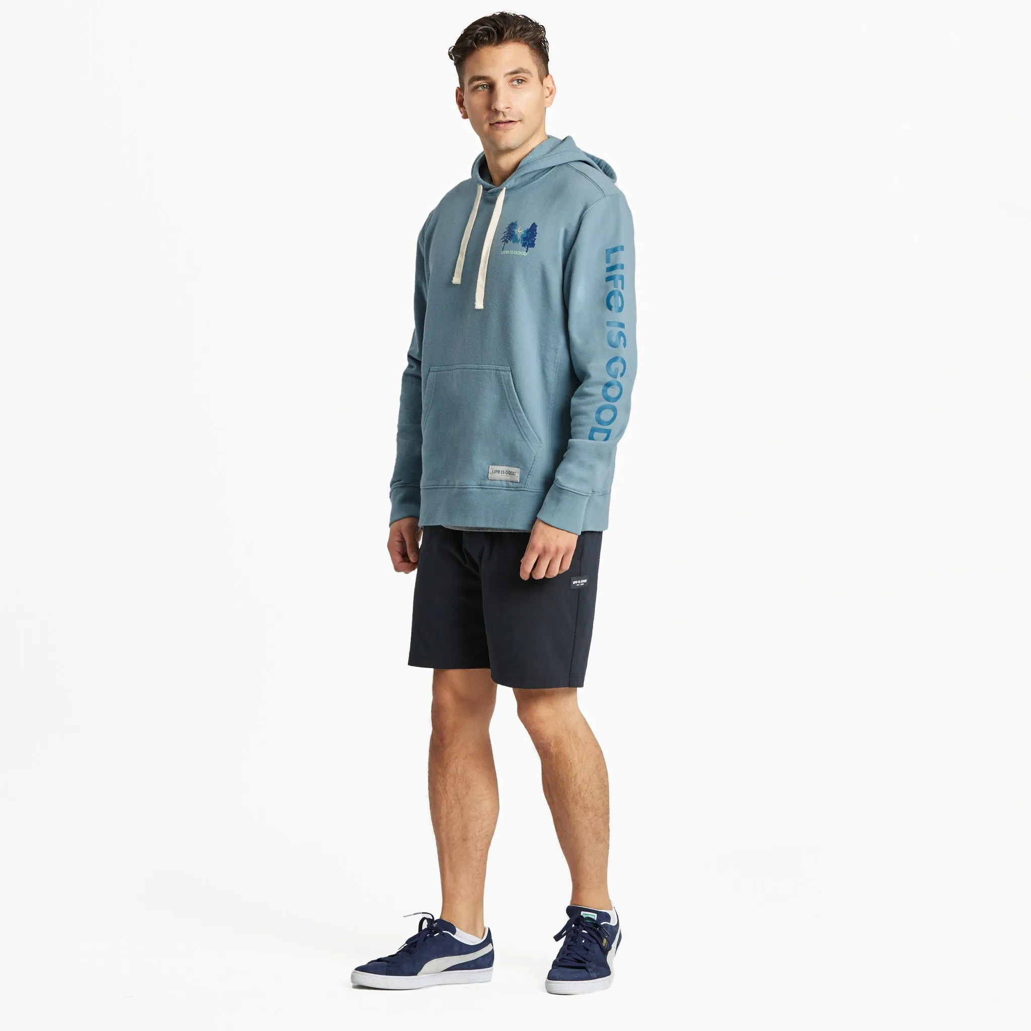 Men's Simplify Campfire Simply True Fleece Hoodie LIFE IS GOOD