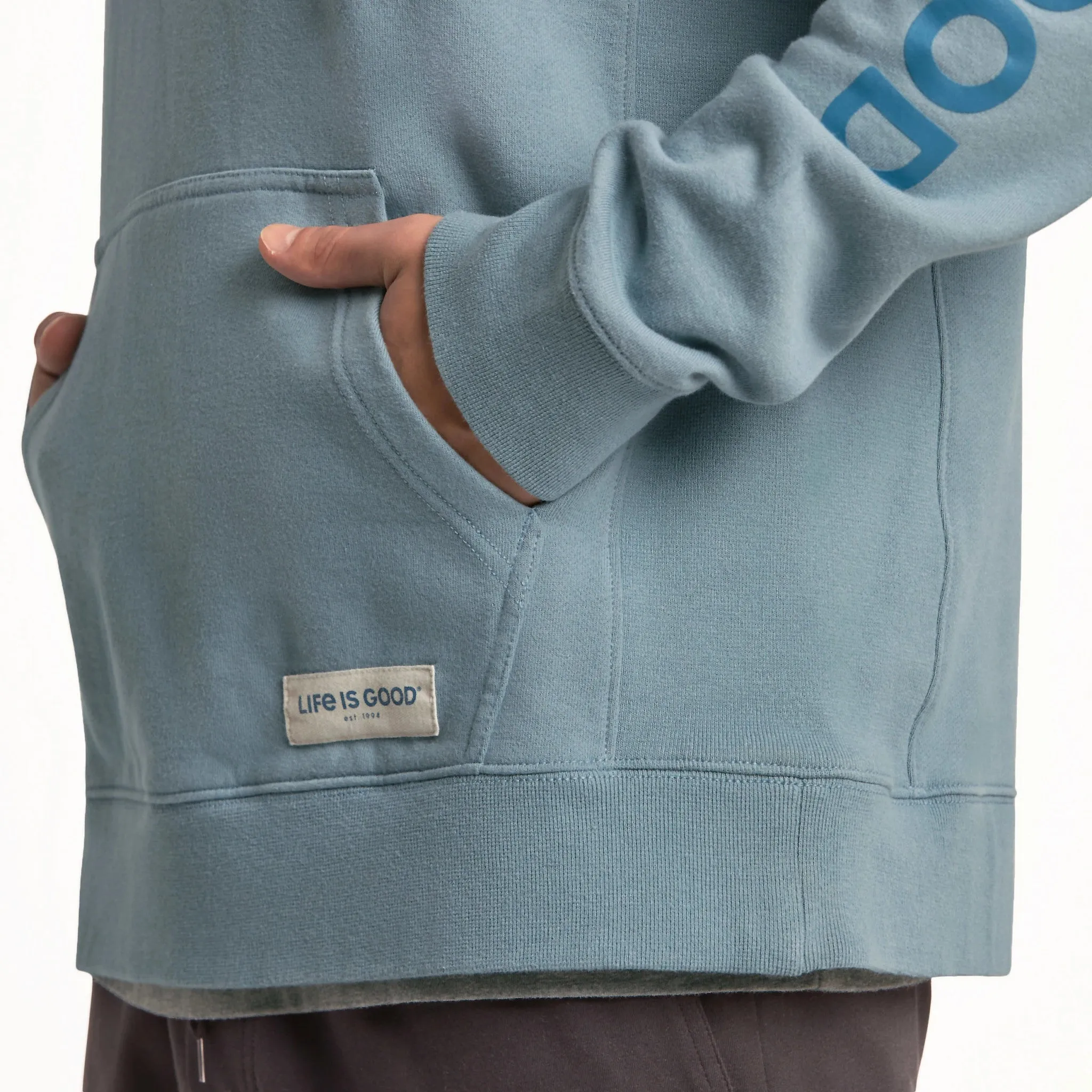 Men's Simplify Campfire Simply True Fleece Hoodie LIFE IS GOOD
