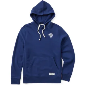 Men's Single Fish Simply True Fleece Hoodie LIFE IS GOOD