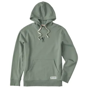 Men's Steamboat Willie Peace Mini Simply True Fleece Hoodie LIFE IS GOOD