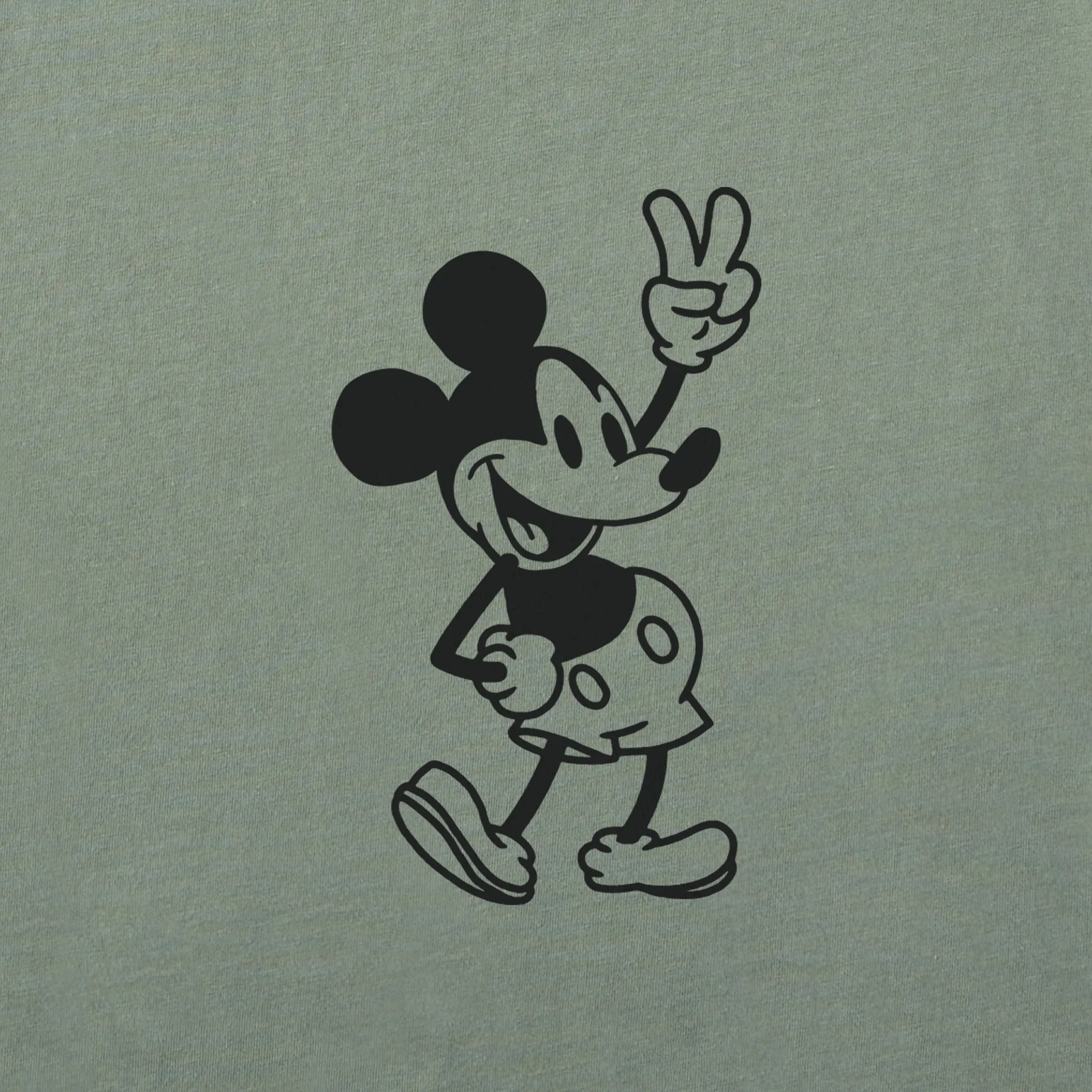 Men's Steamboat Willie Peace Mini Simply True Fleece Hoodie LIFE IS GOOD