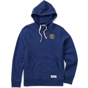 Men's Sunset Mountain Circle Simply True Fleece Hoodie LIFE IS GOOD