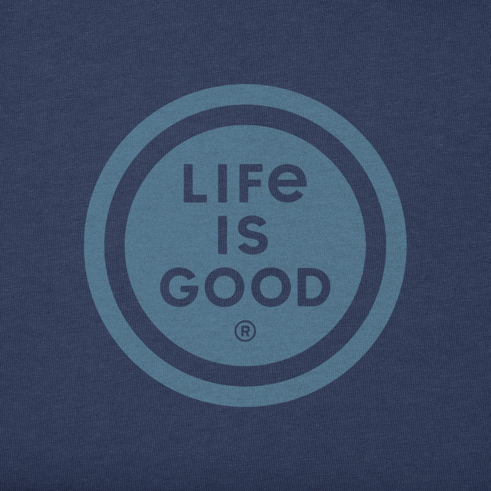 Men's Tonal LIG Coin Simply True Fleece Crew LIFE IS GOOD