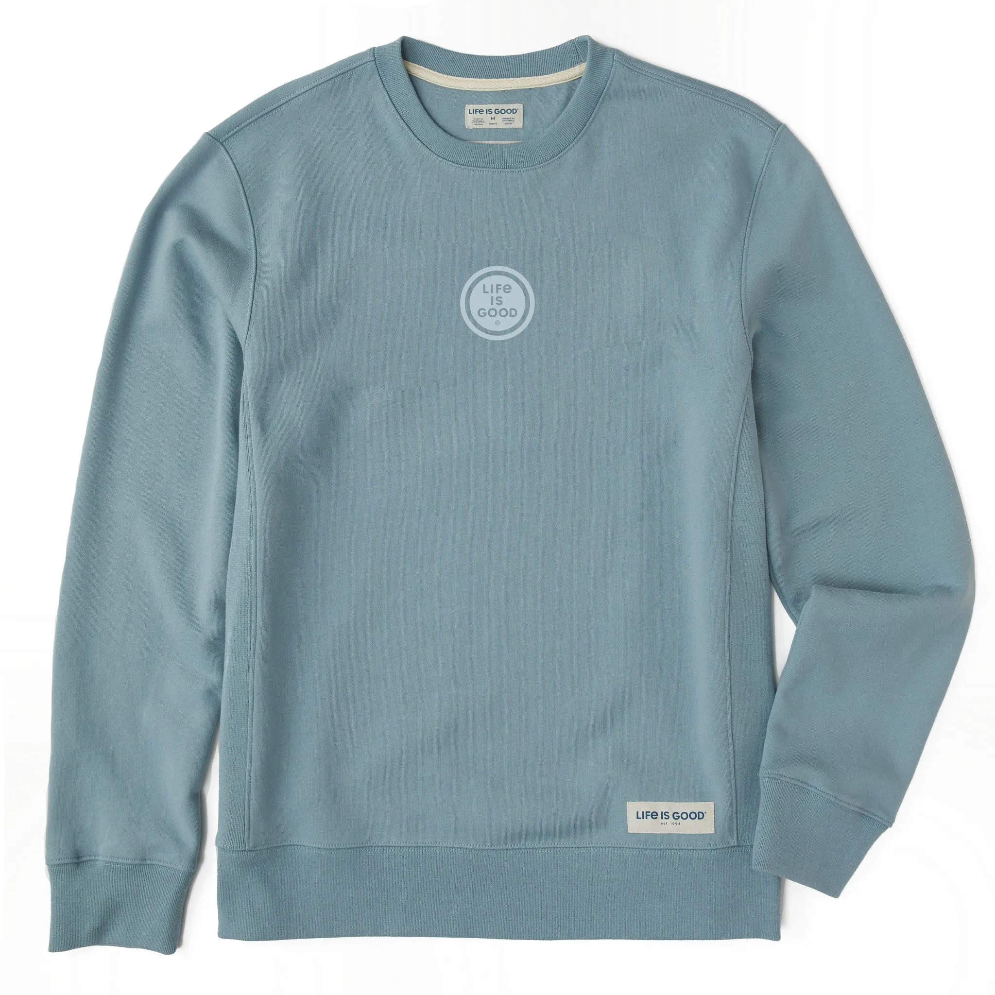 Men's Tonal LIG Coin Simply True Fleece Crew LIFE IS GOOD