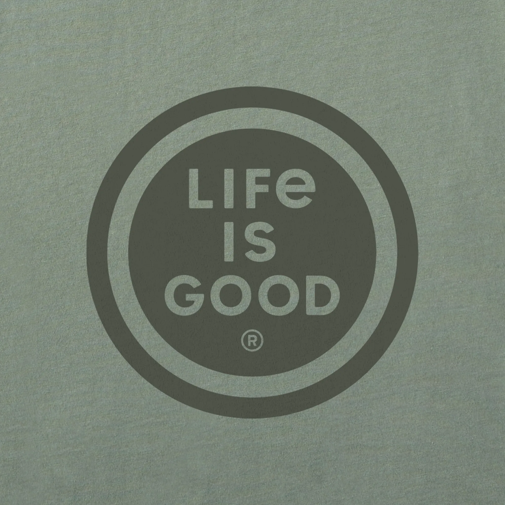 Men's Tonal LIG Coin Simply True Fleece Crew LIFE IS GOOD