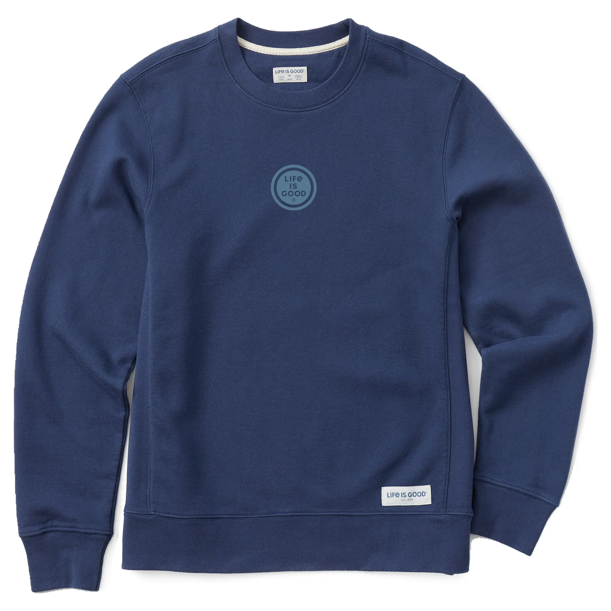 Men's Tonal LIG Coin Simply True Fleece Crew LIFE IS GOOD