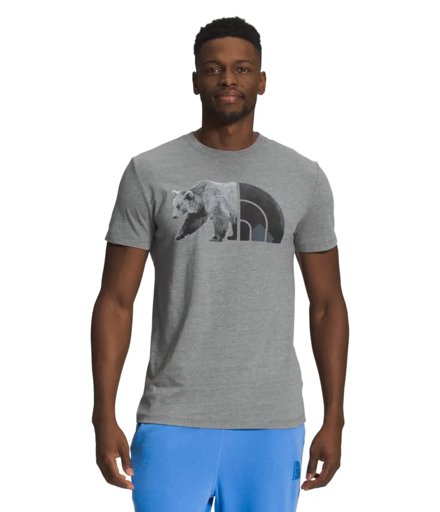 Men's Tri-Blend Bear Tee