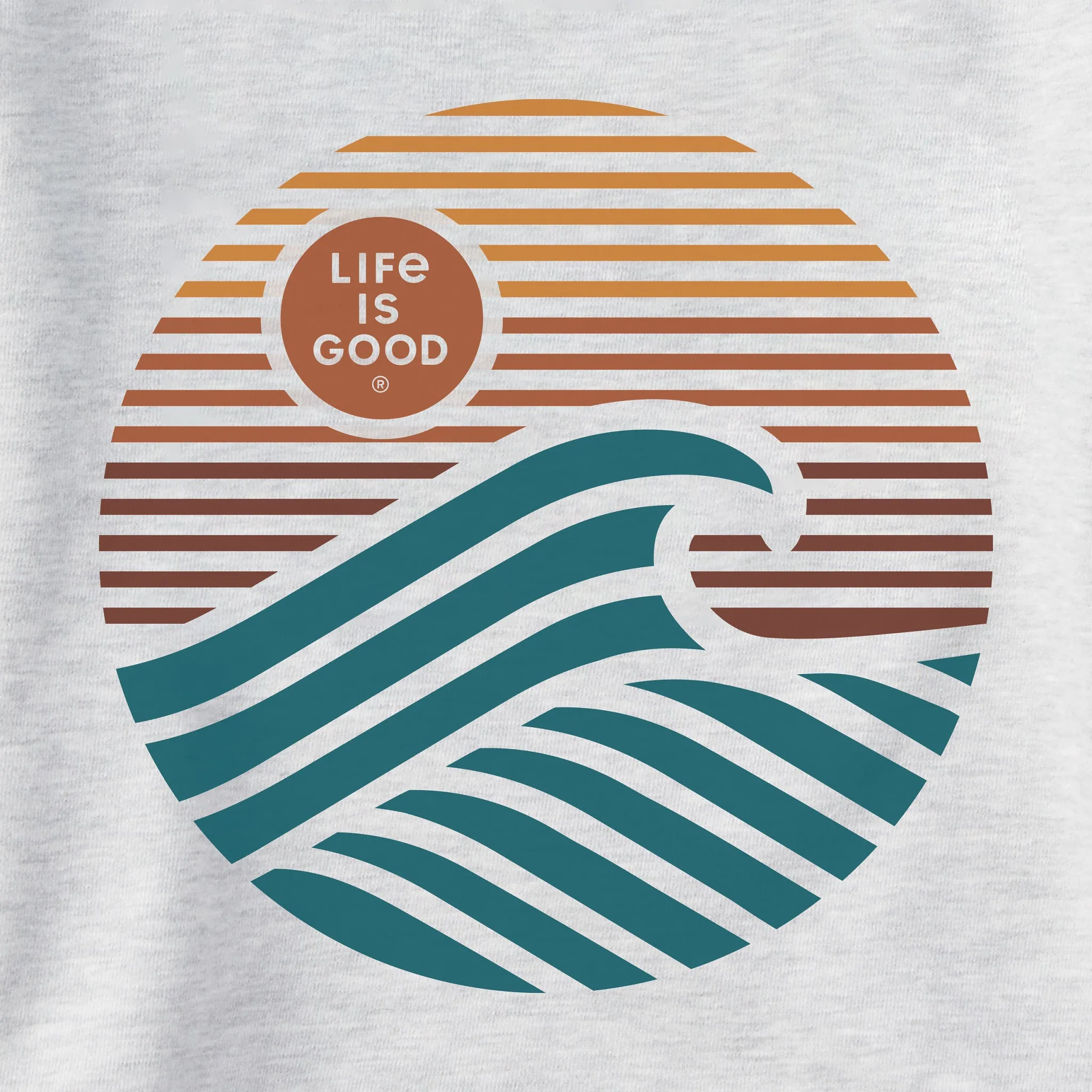 Men's Wave Simply True Fleece Hoodie LIFE IS GOOD