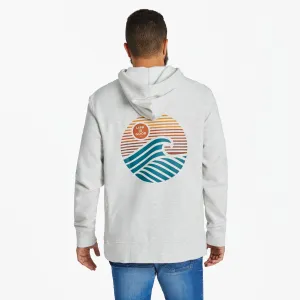 Men's Wave Simply True Fleece Hoodie LIFE IS GOOD