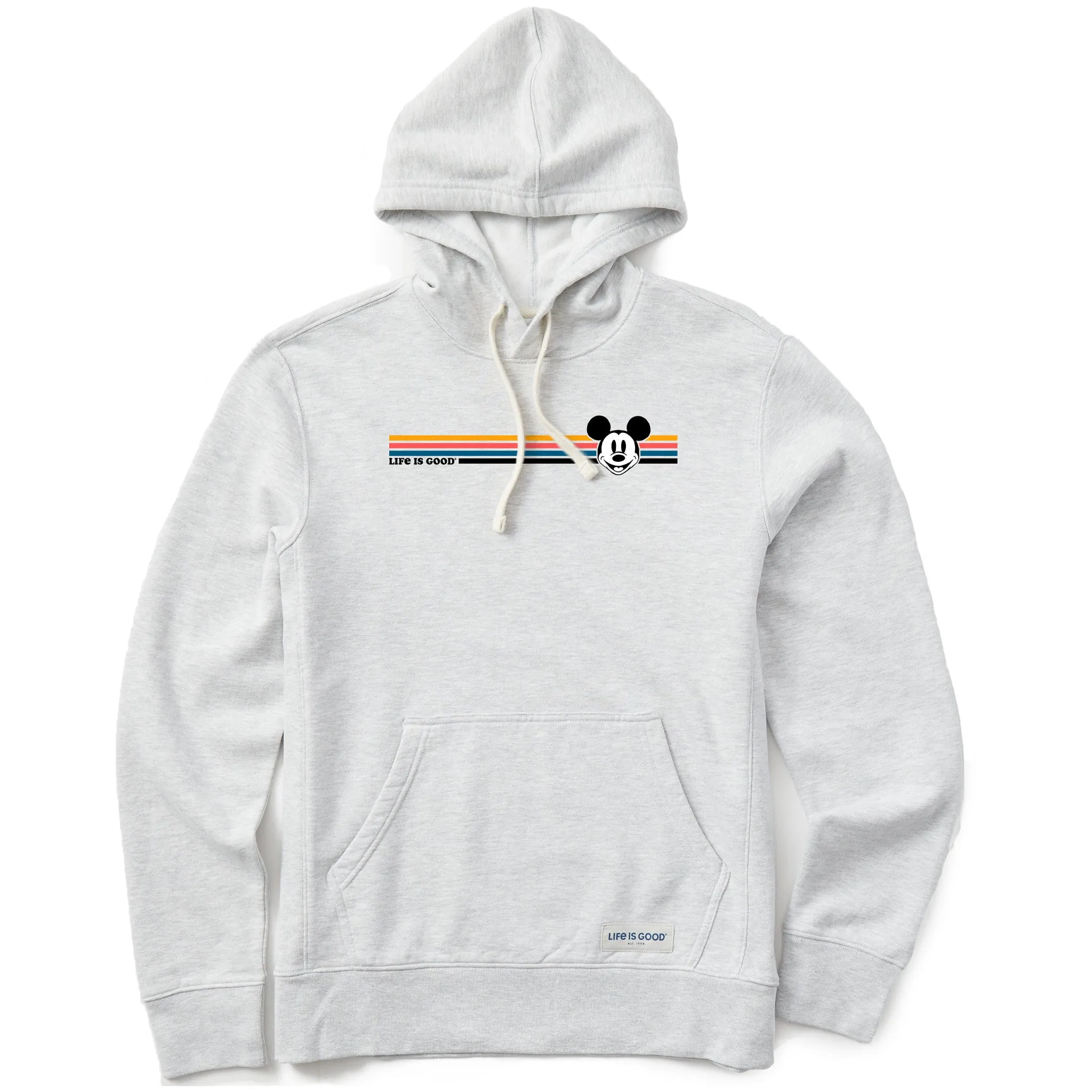 Men's Willie Stripe Simply True Fleece Hoodie LIFE IS GOOD
