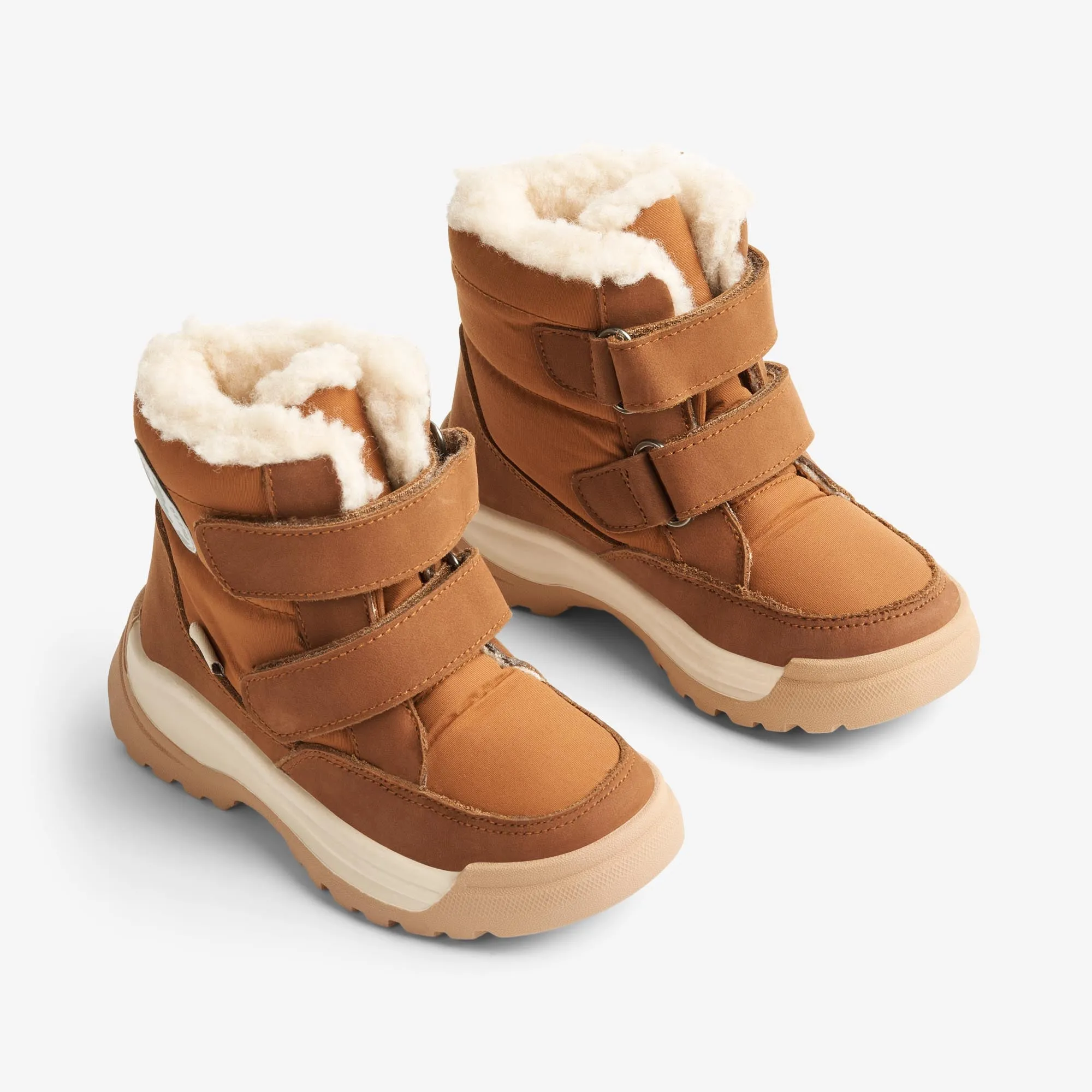 Millas Double Velcro Tex - cognac Wheat