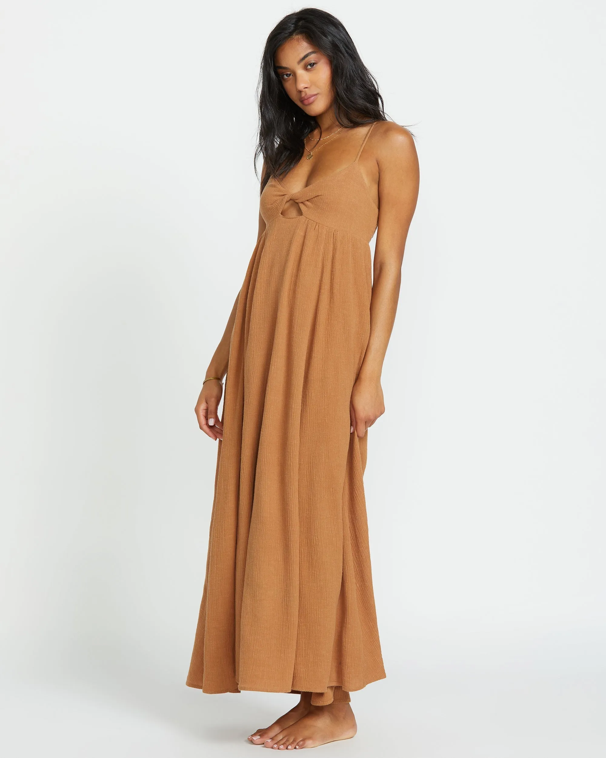 Modern Love Maxi Dress - Doeskin Billabong