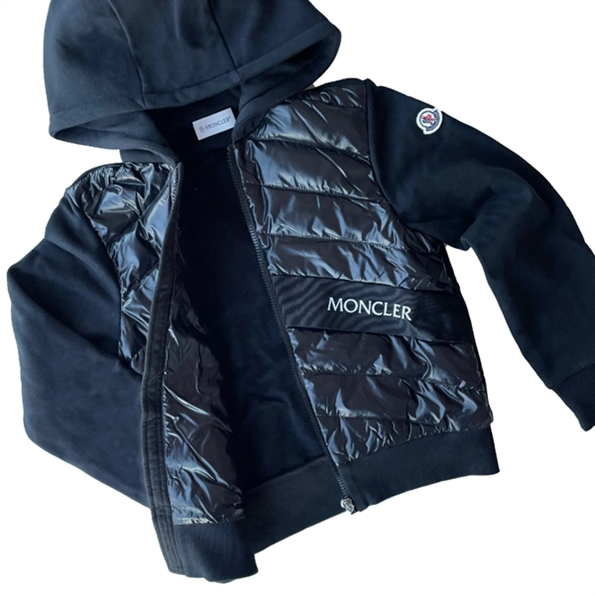 Moncler Padded Sweatshirt Black