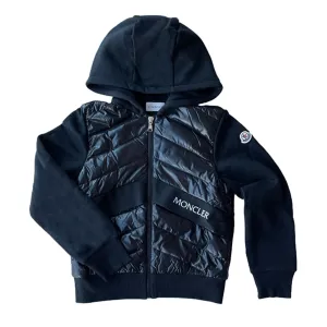 Moncler Padded Sweatshirt Black