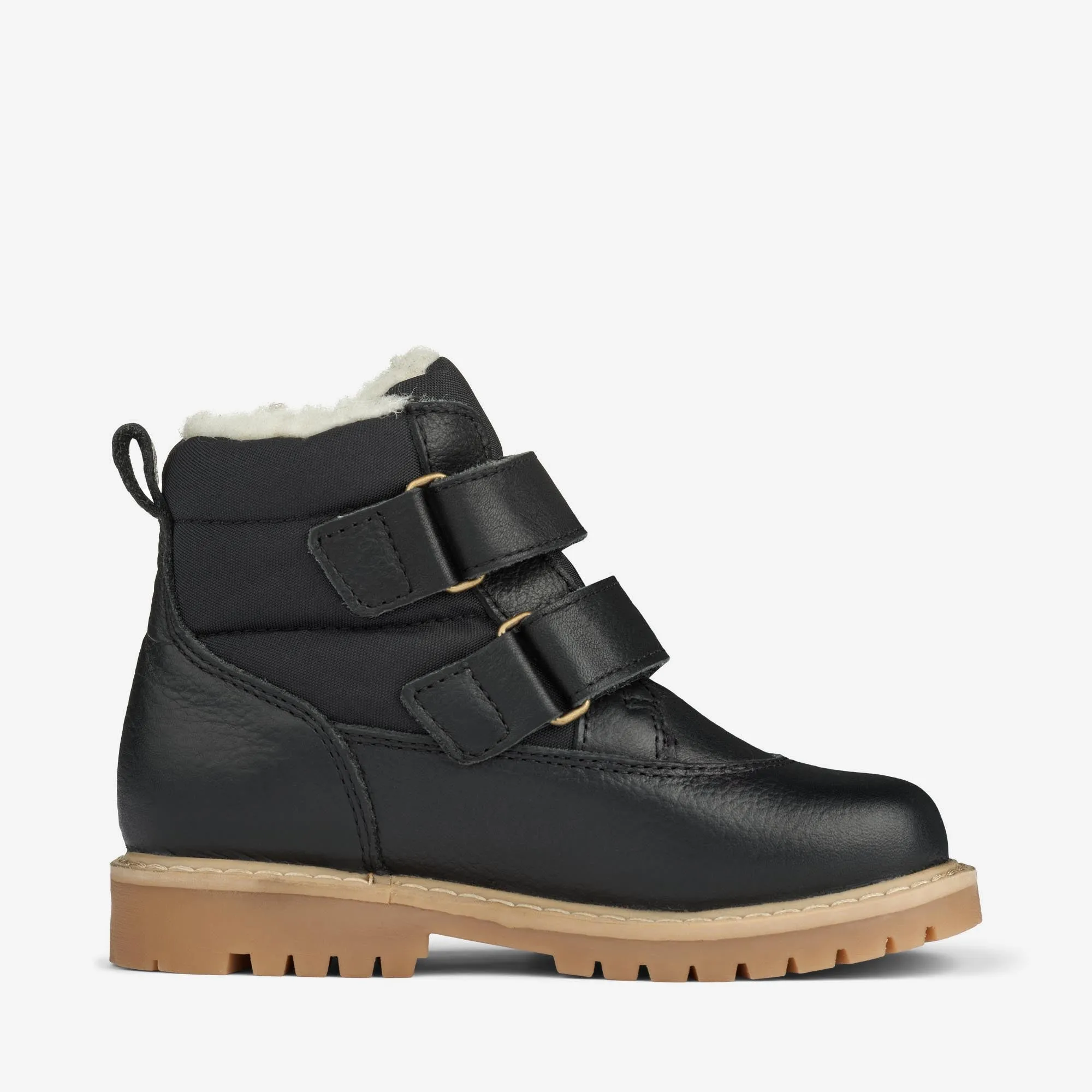 Moon Velcro Tex - black Wheat