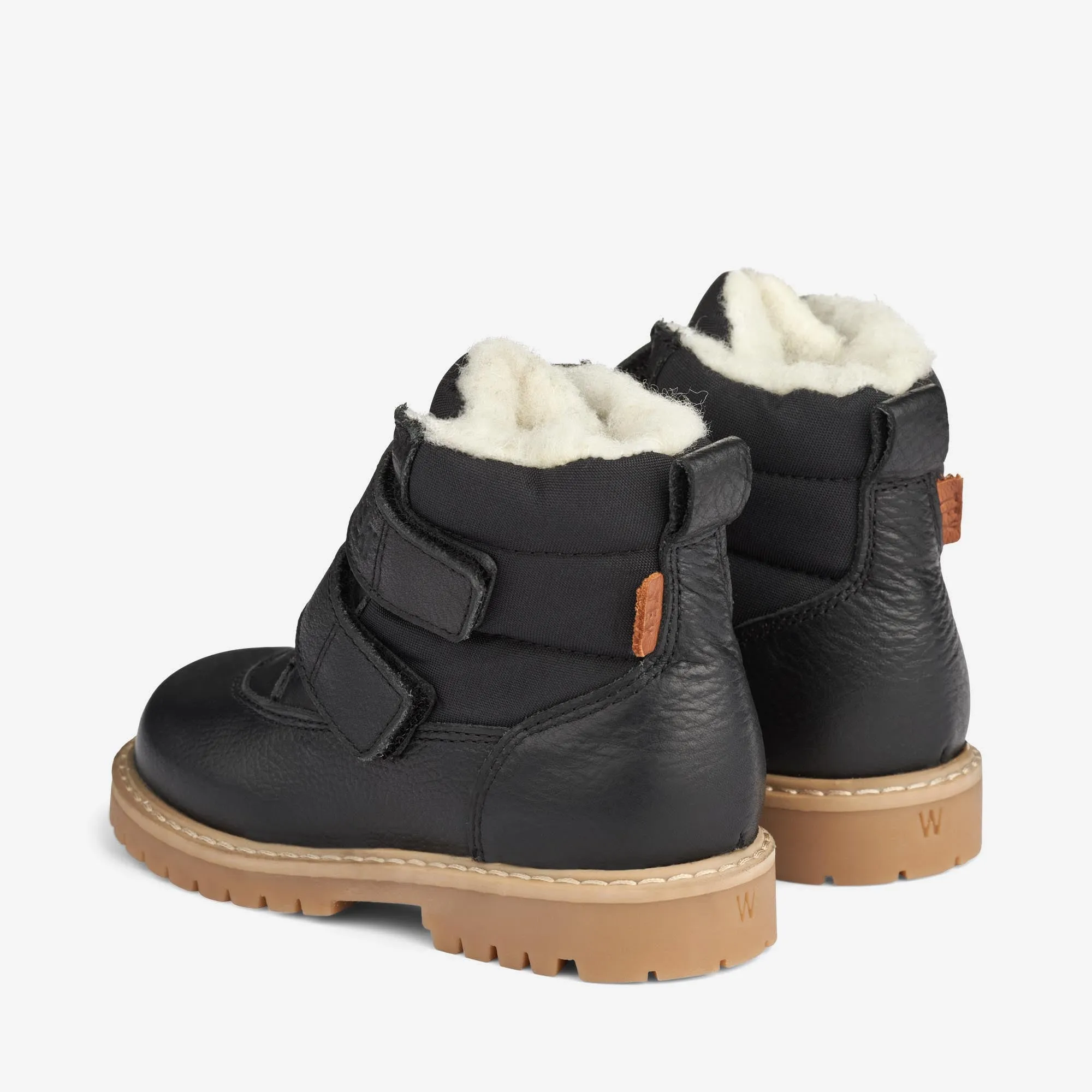 Moon Velcro Tex - black Wheat