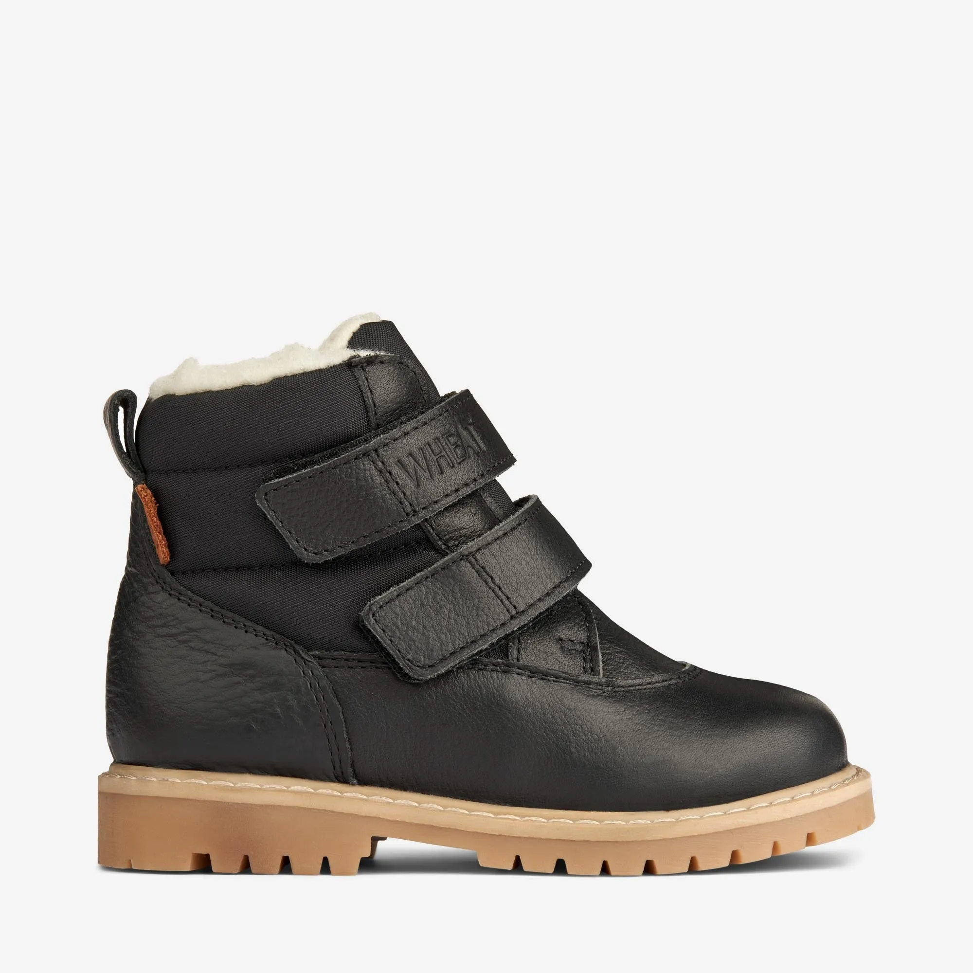 Moon Velcro Tex - black Wheat