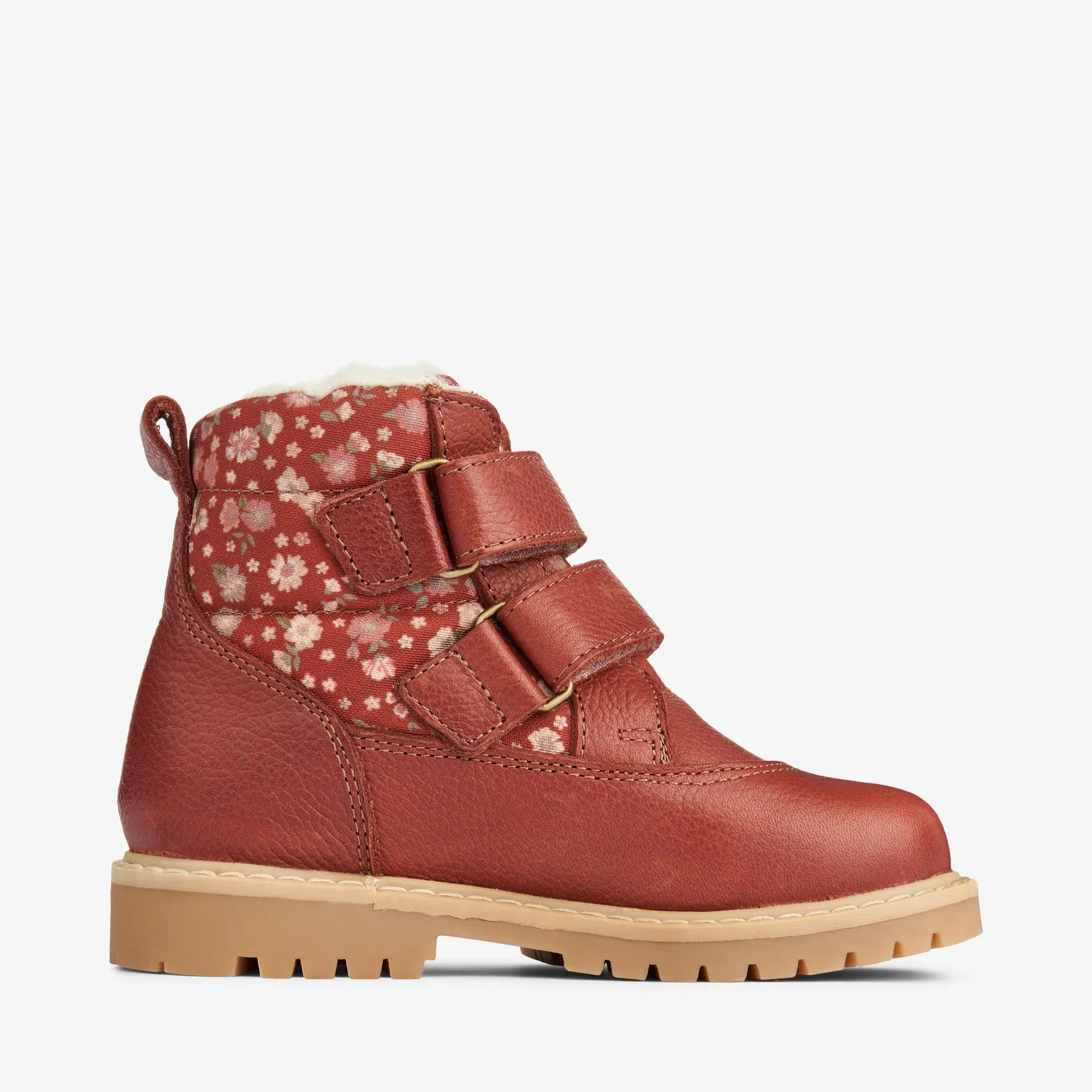 Moon Velcro Tex Print - red Wheat