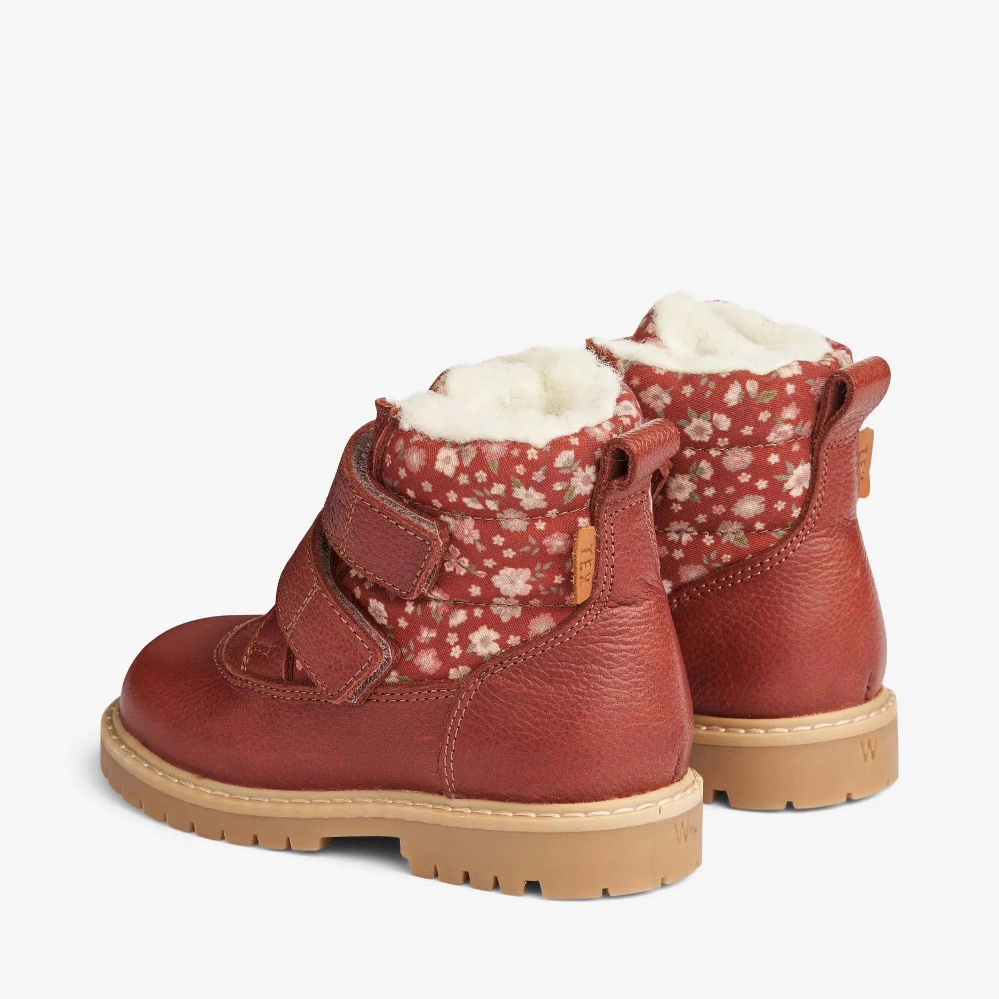 Moon Velcro Tex Print - red Wheat