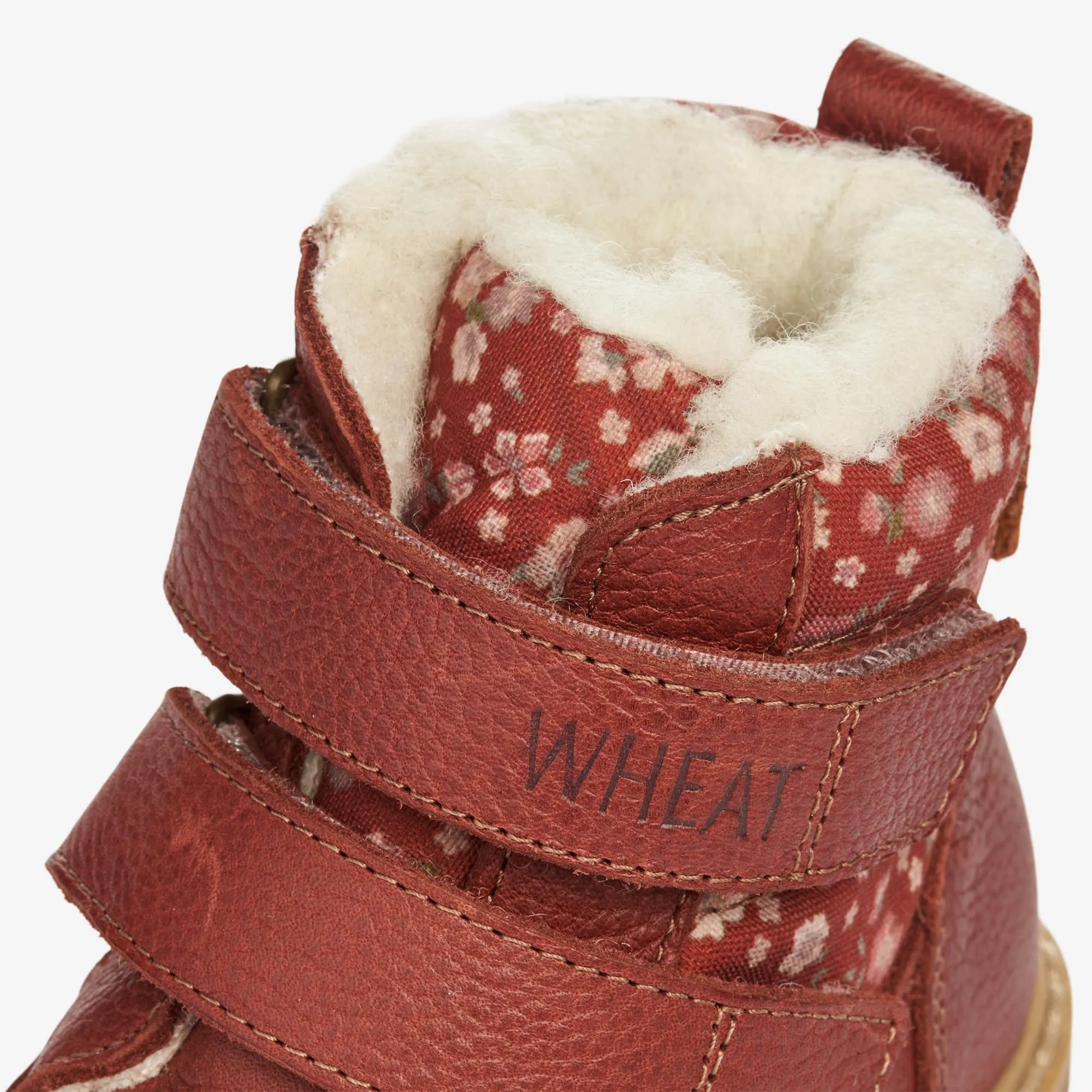 Moon Velcro Tex Print - red Wheat