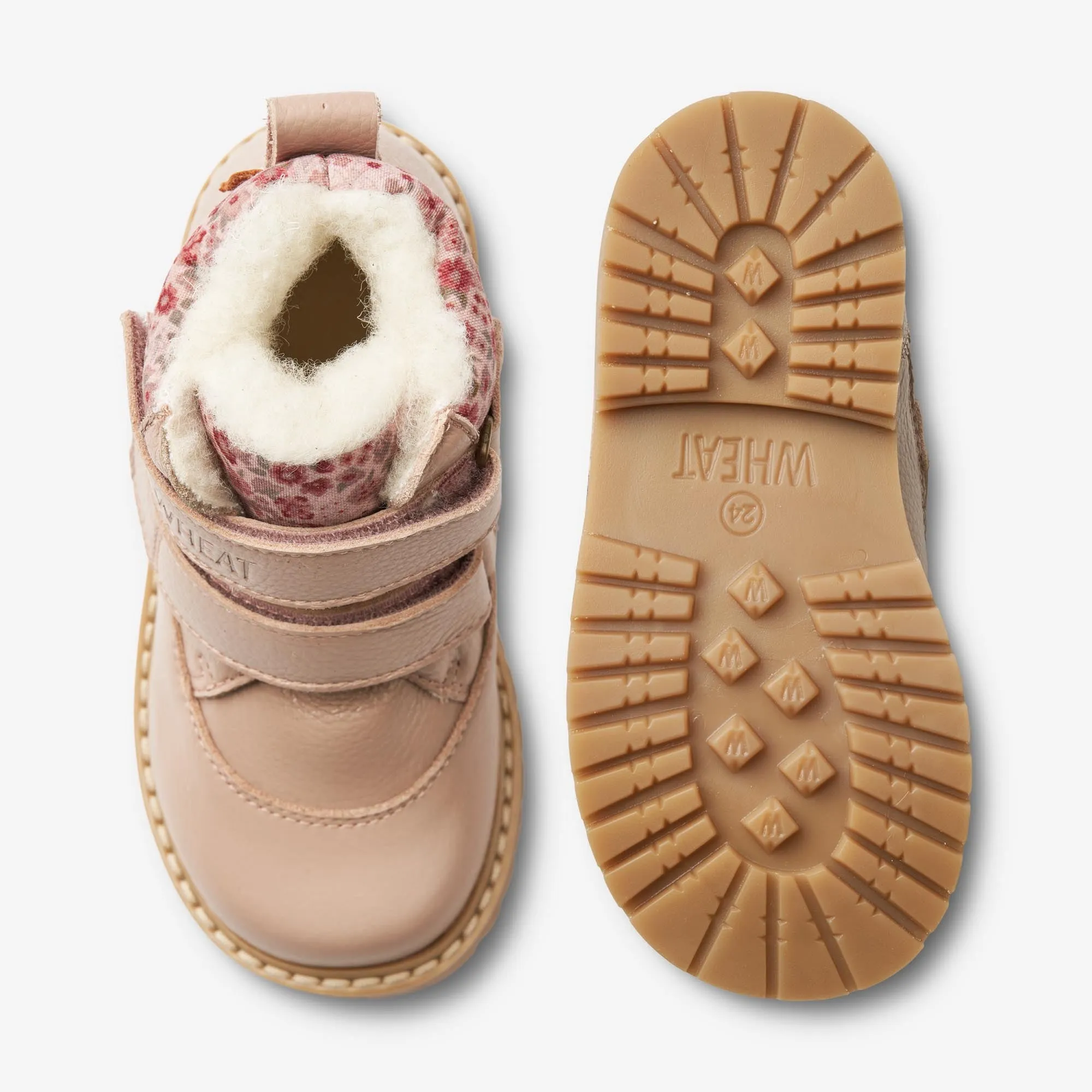 Moon Velcro Tex Print - rose dawn Wheat