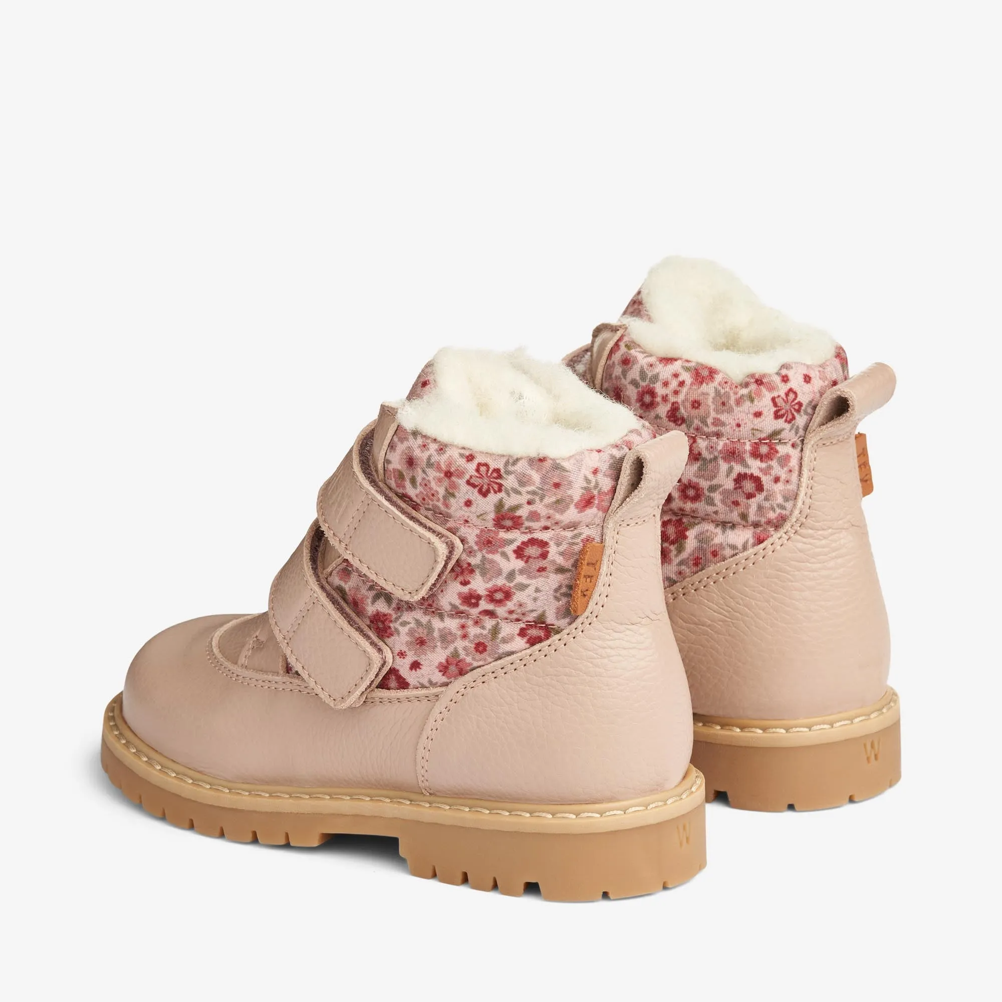 Moon Velcro Tex Print - rose dawn Wheat