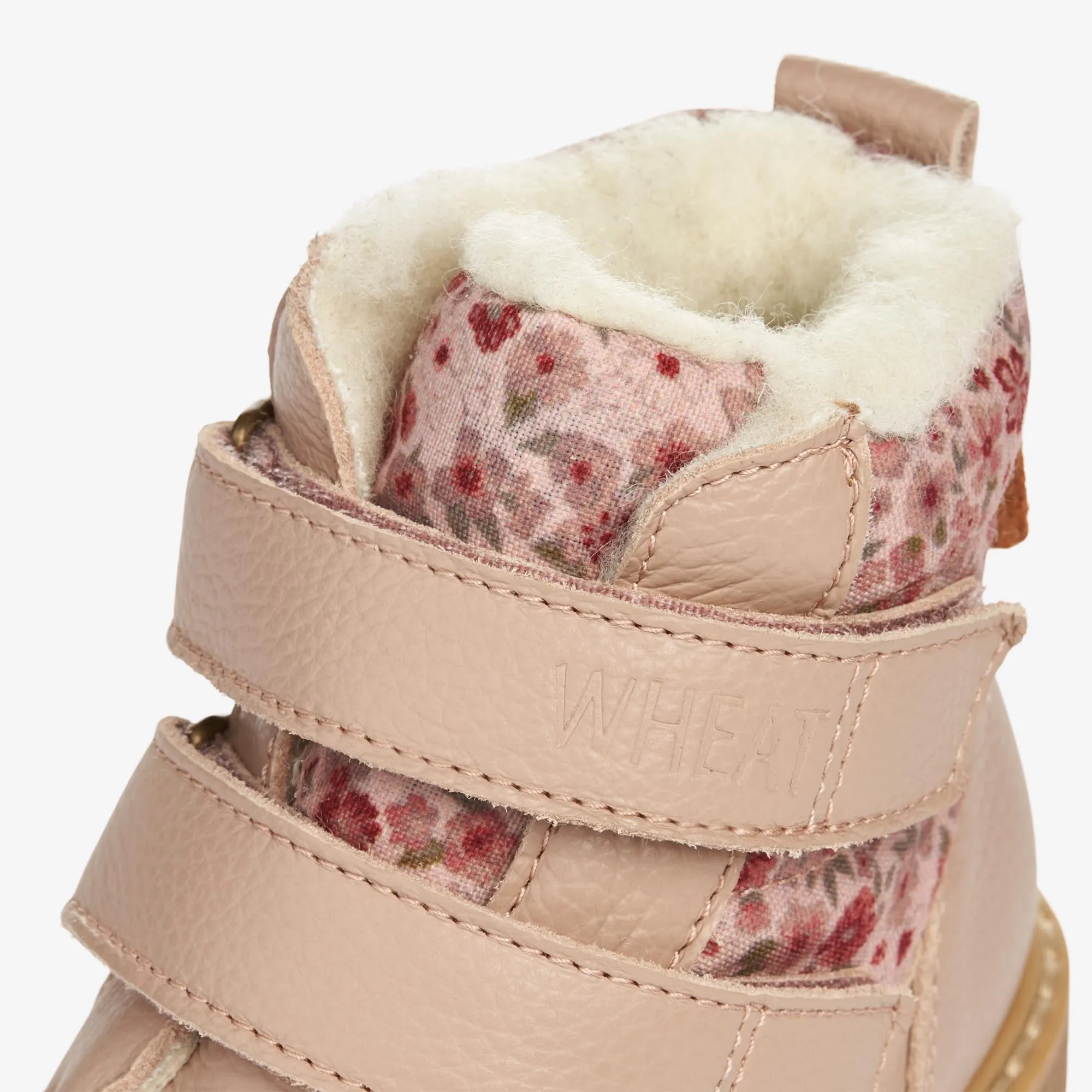 Moon Velcro Tex Print - rose dawn Wheat