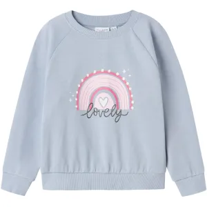 Name It Subdued Blue Love Venus Regular Sweatshirt
