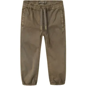 Name It Walnut Ryan Jogger Twill Pants