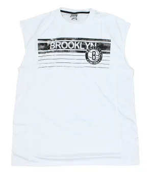 NBA Big Men's Brooklyn Nets Muscle Tee Shirt, White