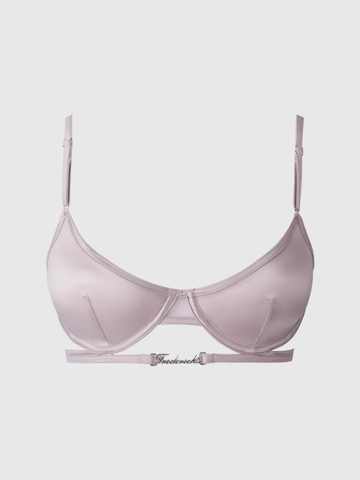 Neev Oil Slick Logo Longline Bra by Frederick's of Hollywood