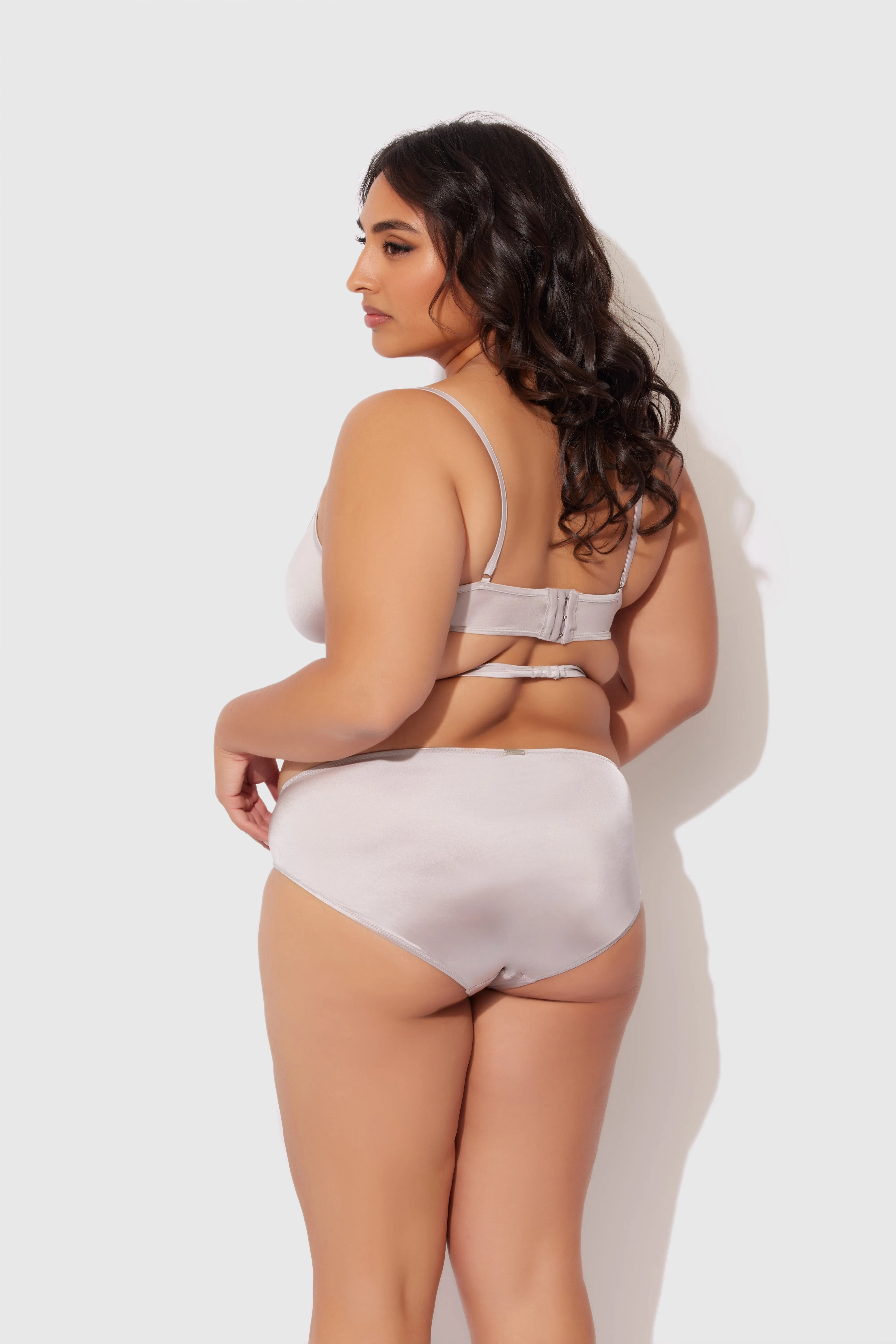 Neev Oil Slick Logo Longline Bra by Frederick's of Hollywood