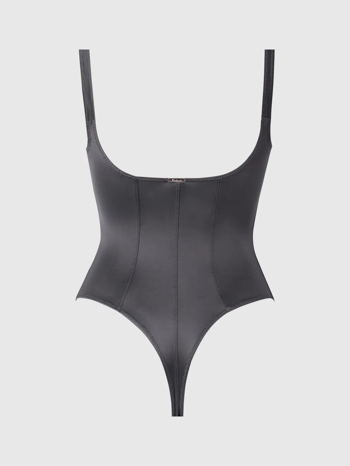 Neev Oil Slick Underwire & Seamed Bodysuit by Frederick's of Hollywood